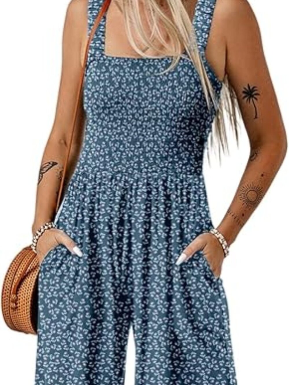 Dokotoo Women's Casual Loose Overall Jumpsuit